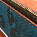 Positive Leather レザー 革 ロングウォレット オーダー 長財布 ラウンドファスナー パイソン ホワイトデー 新社会人 新成人 プレゼント