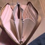 レザークラフト stfactory 試作型ラウンドファスナーウォレット完成紹介。