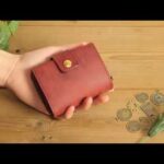 Portafoglo札入れ付　/ コインキャッチャーの使い方 HANARE　レザークラフト