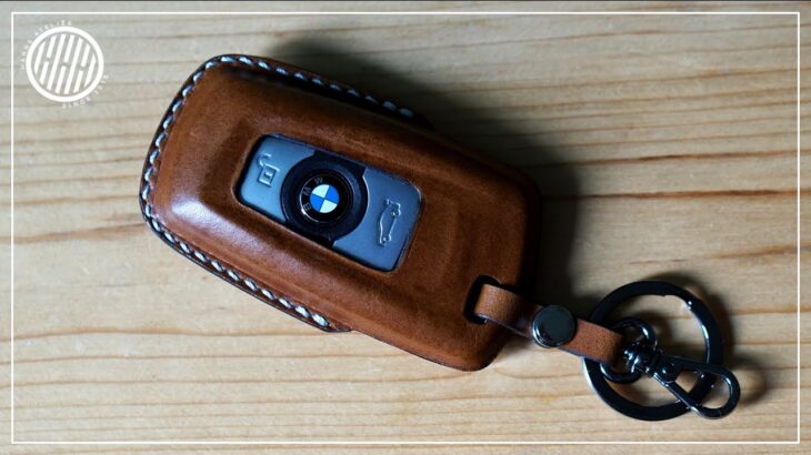 Making a BMW Smart Key Fob Case | Leathercraft DIY | Wet Molding Leather