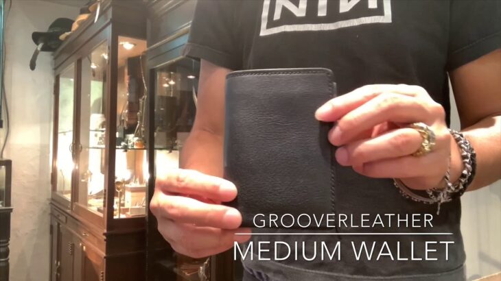 Groover Leather ミディアムウォレット GMW-100 グルーバーレザー 財布 革製品 レザーウォレット Wallet 高級 イタリアンレザー レザークラフト 革製品