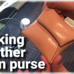【レザークラフト】革のコインケースを作る/Making a coin purse