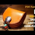 【ハンドメイド】手縫い・コインケース製作【レザークラフト】ハンドメイド・小銭入れ