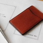 Leather craft　Make a card holder（Free PDF pattern）