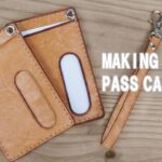 【レザークラフト】型紙付き パスケースの作り方。【Leather craft】Making a Pass Case Free Pattern