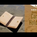 【レザークラフト】キルティングカードケース　[leather craft] Making a Card case