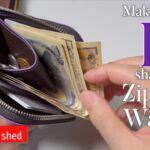 【レザークラフト】新・L字ファスナー財布を作る 【型紙PDF】/ [Leather Craft] Making an L-shaped Zipper Wallet [PDF Pattern]