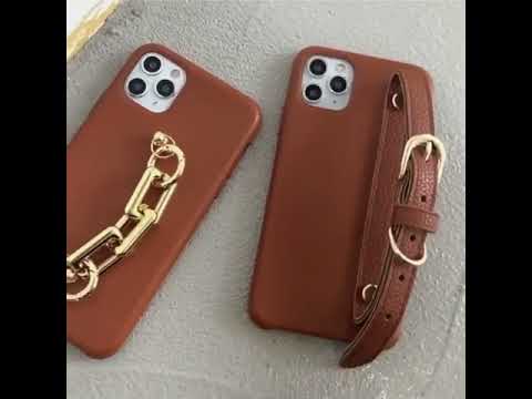 レザー調 ハンド ベルト お洒落 スマホケース iphone カバー