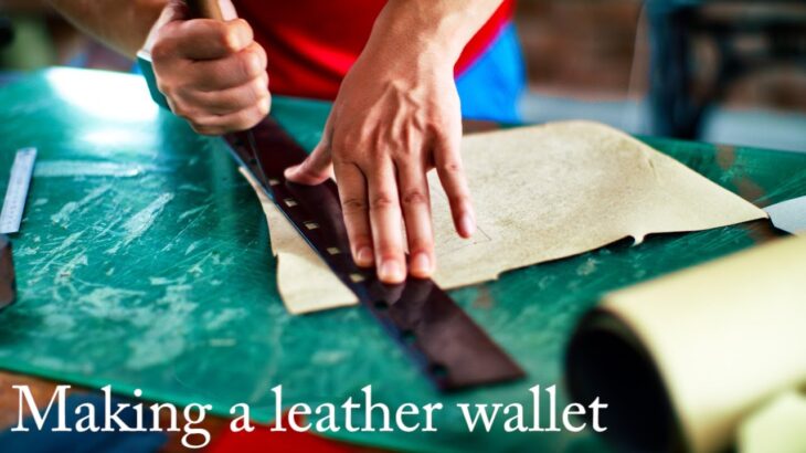 寡黙にラウンドファスナー長財布の新型を作る。【レザークラフト】【ハンドメイド】【革職人】