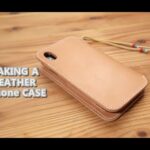 【レザークラフト】iPhoneケースの作り方（型紙付き）【Leather craft】Making a IPhone case