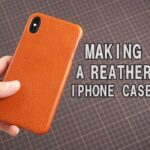 【レザークラフト】iPhoneケースの作り方～【Leather craft】Making a Leather iphone cases