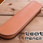 革のミニペンケースを作る～Making a Mini Leather Pencil Case #LeatherAct EP4