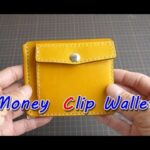 【レザークラフト】マネークリップウォレットを作ってみた～Making A  Money Clip Wallet