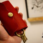 【レザークラフト vlog.17】レザーキーケースを作る【Making a Handmade Leather Key Case】