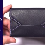 【レザークラフト】レター型の名刺入れを作る / [Leather Craft] Making a envelope motif Business Card Holder