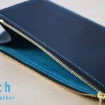 160 Pouch　ファスナーと裏地の取り付け