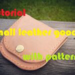 leather coin purse tutorial Leathercraft (with Pattern)