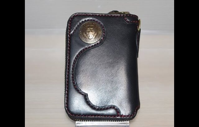 ラウンドファスナーミドルウォレット