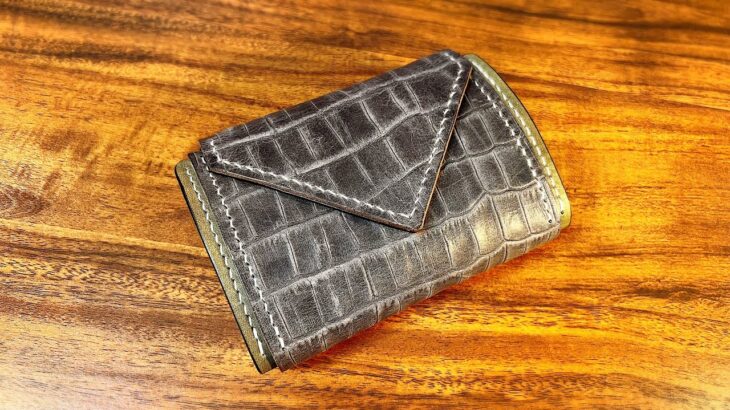 Wallet Making /Stamping Leather shell wallet / PDF free pattern