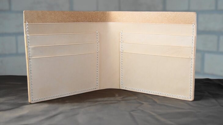 Bi-fold wallet [Leather craft]　二つ折り財布[レザークラフト]