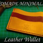 Handmade minimalistic Leather Wallet – Cardholder with Cash Slot