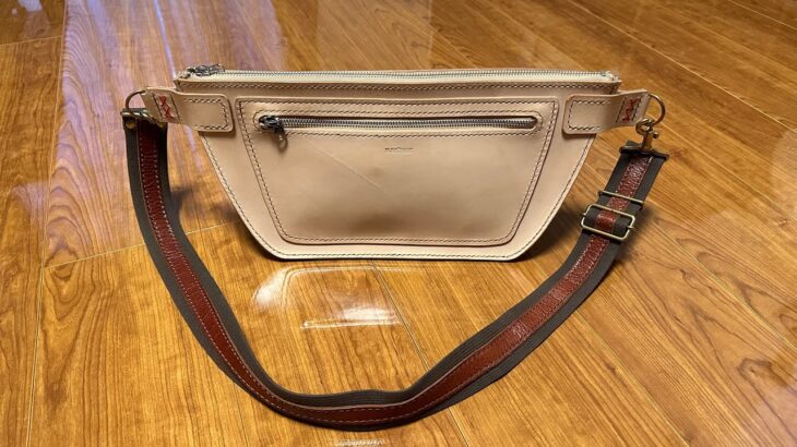 ［レザークラフト］ボディバックの製作