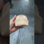 【革巻きがま口】#handmade #leathercraft #ものづくり #レザークラフト