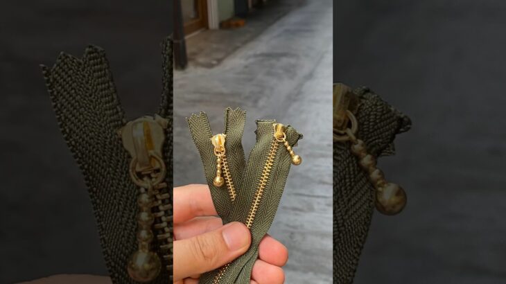 詳しく教えます！【ファスナー折り】#shorts #レザークラフト #ハンドメイド #ものづくり