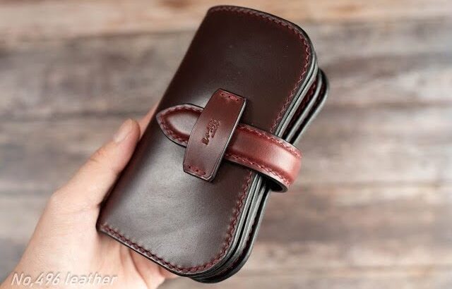 曲線ミドルウオレット【外装ベルトタイプ】2024 9 8