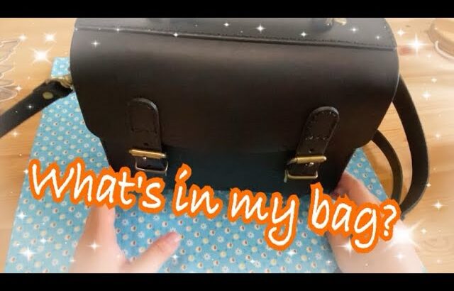 What’s in my bag？　最近の鞄の中身紹介