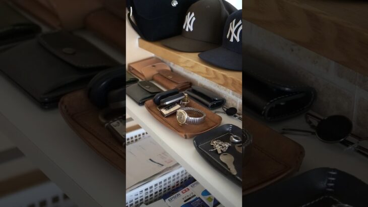 レザートレイ作ってみた #asmr #レザークラフト