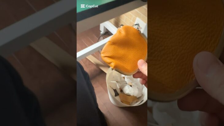 がま口コインケース失敗#asmr #leathercraft #レザークラフト