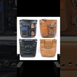 ＜レザークラフト＞ 商品紹介 パークゴルフ・グラウンドゴルフポーチver.3【濃紺・キャメル】 #shorts #leathercraft #handmade