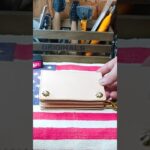 【レザークラフト】お札を折らない、ショートトラッカーウォレット  #trackerwallet #leathercraft