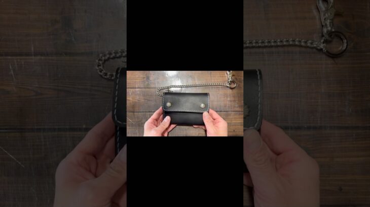 製品紹介【Trucker Wallet-10】#shorts #トラッカーウォレット #レザークラフト