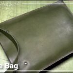【レザークラフト】A4トートバッグ製作/Making a Leather A4 Tote  bag/Leathercraft