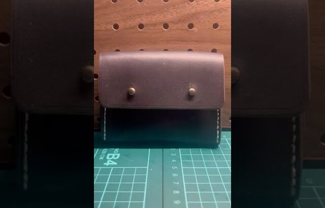 レザーポーチ#leathercraft #レザークラフト #handmade