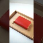ファスナーミニ財布作ってみた #leathercraft #レザークラフト