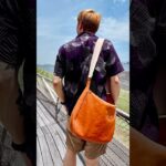 アーバンパティナショルダーバッグ。使用から半年後の姿  #レザークラフト #経年変化 #レザーバッグ #leatherbag