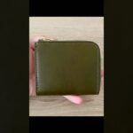 ミネルバリスシオ Lファスナーコンパクト財布 イタリアンレザー #leathercraft #leather #レザークラフト #handmade #ハンドメイド #革小物 #革財布