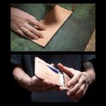 レザークラフト  マネークリップを製作① Leather Craft #shorts #leathercraft #leather
