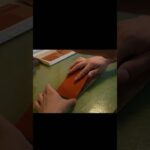 【レザークラフト制作風景】　マネークリップウォレット#leathercraft