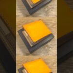 【レザークラフト】手染めのハーフウォレットを製作しました。#レザークラフト #leathercraft #革財布 #革細工 #shorts