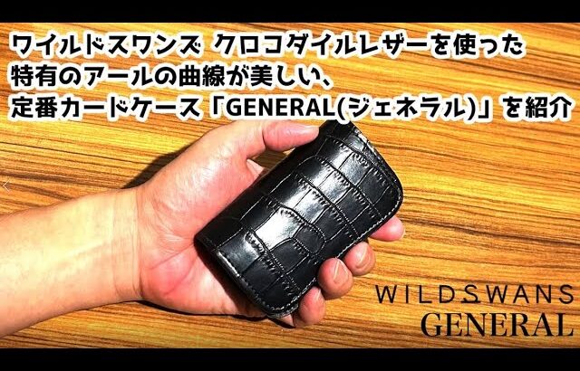 【クロコダイルの迫力】WILDSWANS クロコダイルレザー ジェネラル｜高級カードケース・名刺入れ