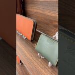 【レザークラフト】お気に入りの革細工を紹介！#レザークラフト #leathercraft #革財布 #革細工 #コインケース#shorts