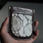 【レザークラフト】バネ口金でつくる、インレイポーチ