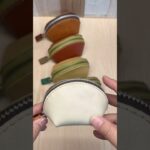 革の製作工程｜ぐるりファスナーのシェル型ポーチ｜コロンと可愛い本革小物