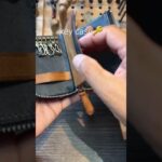 イタリアンレザーの多機能キーケース🔑手縫いで仕立てました🪡 #leatherwork #leathercraft #felmano#革福商店#手縫い革製品#キーケース#多機能キーケース#short