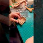 手のひらレザークラフト　ミニバッグ作ってみました #レザークラフト #アクセサリー #経年変化 #ハンドメイド #革小物 #かわいい