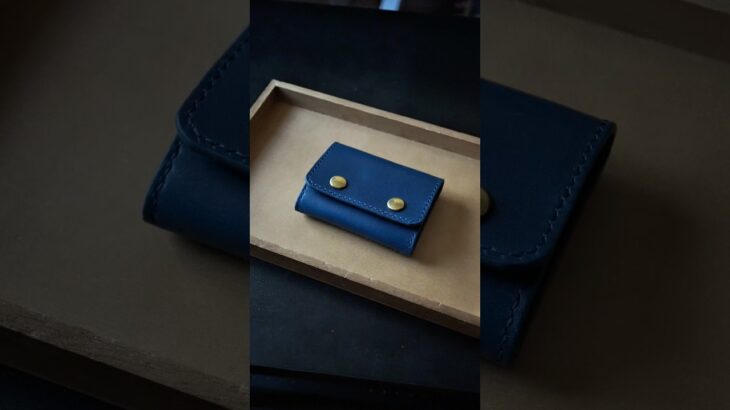カードインボックスコインケース作ってみた #leathercraft #レザークラフト